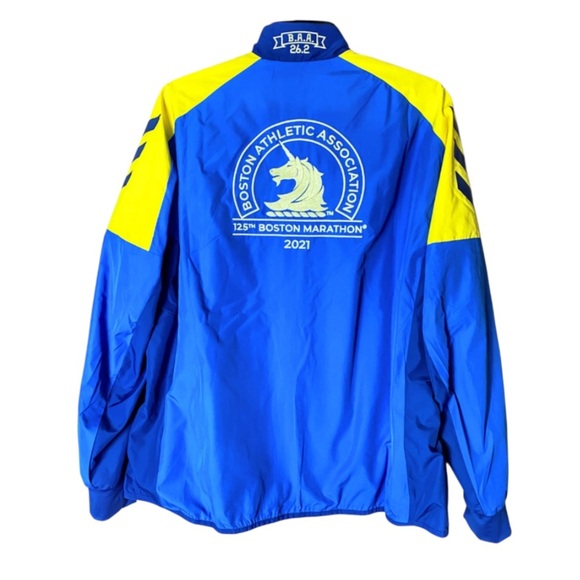 NWT Adidas Boston Marathon 125th Anniversary Running Jacket Sz Women’s XL - Picture 6 of 16